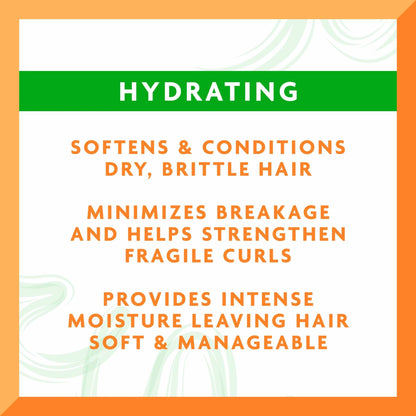Cantu Avocado Hydrating Leave-In Conditioning Cream – Avocado Oil, Olive Oil, Aloe & Shea Butter, Deep Repair & Hydration (12 oz)