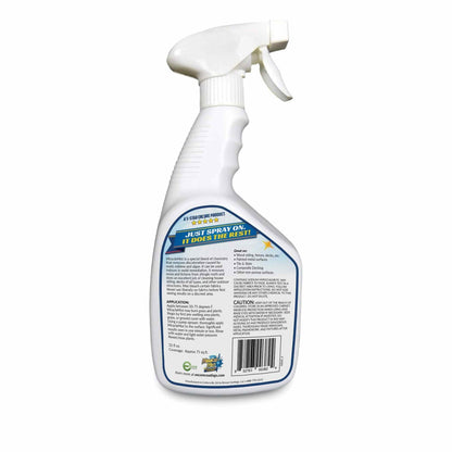 MiracleMist ENCRMMIC4 Instant Mold and Mildew Stain Remover (32-Ounce Spray Bottle), Blue