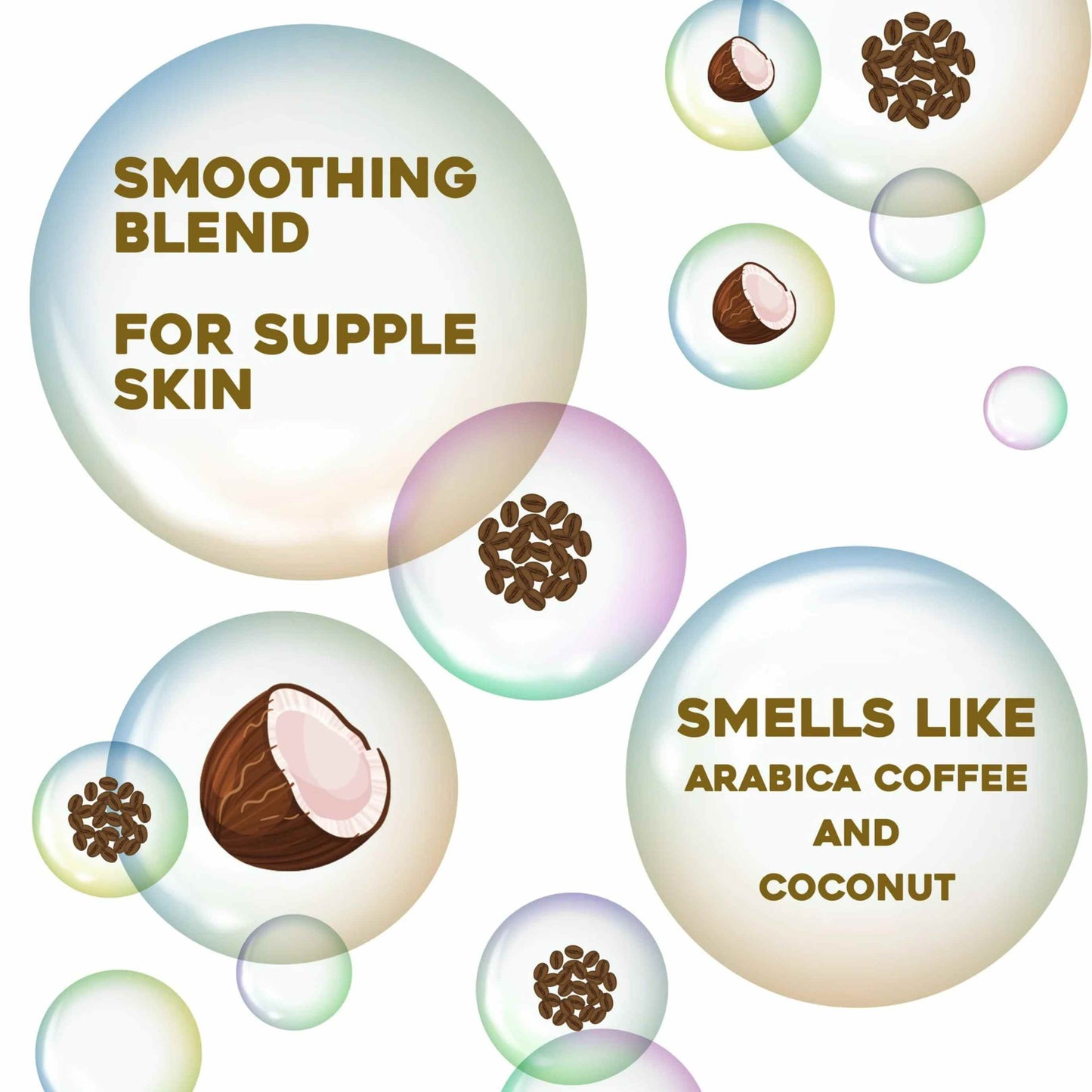 OGX Smoothing + Coconut Coffee Exfoliating Body Scrub, 19.5 Fl oz